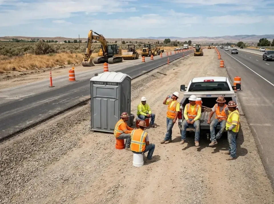 highway-road-construction-crew-007 — frequently asked questions, Porta Potty and Restroom Rentals in Stirling, NJ